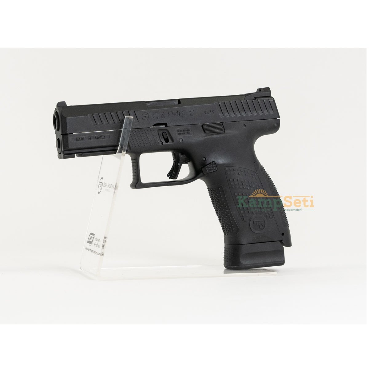 ASG CZ P-10 C Blowback Airsoft Tabanca Siyah Co2 6mm