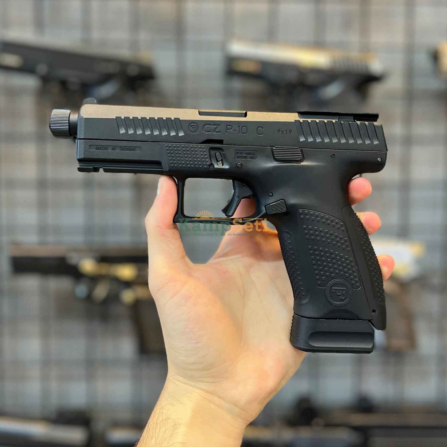 ASG CZ P-10 C Blowback Airsoft Tabanca Siyah Co2 6mm