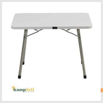 Kampseti 2 Adet Yeşil Katlanır Kamp Sandalye ve Masa Seti-Taşınabilir Piknik Bahçe Sandalyesi-Masası