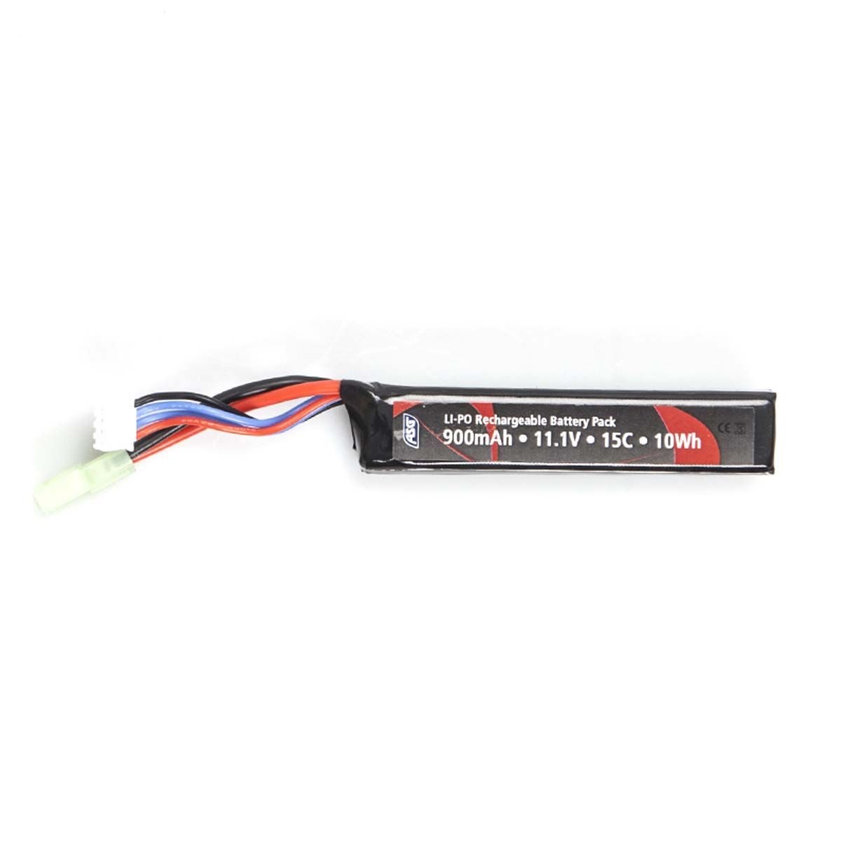 ASG 11.1V 900 Mah Single Lipo Pil 15C