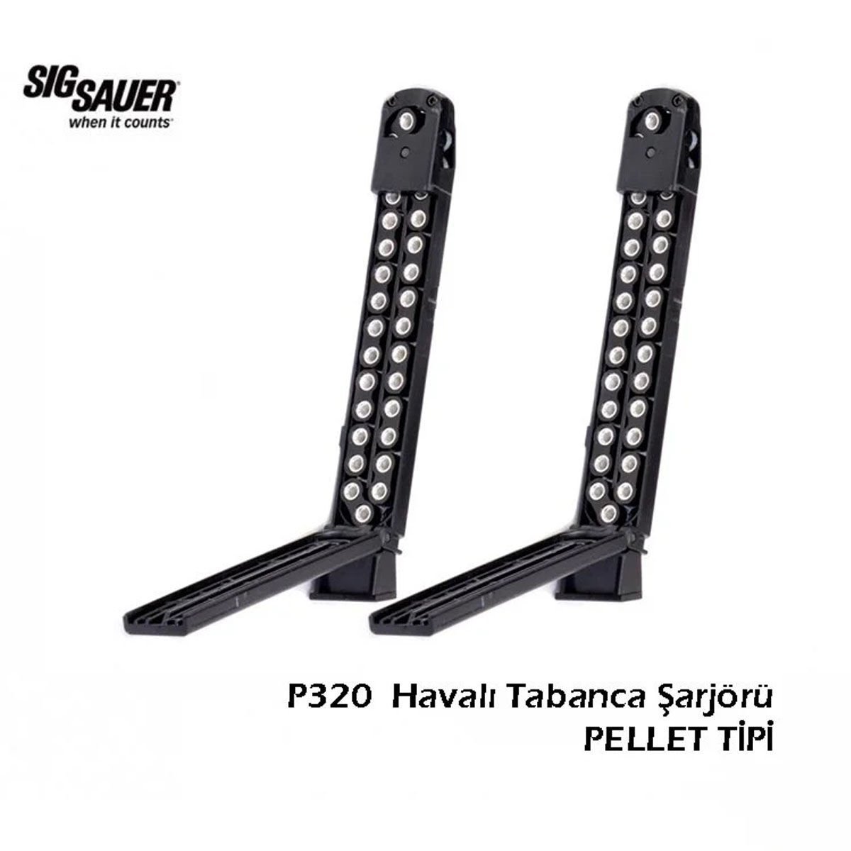 Sig Sauer P320 Havalı Tabanca Şarjörü 4.5mm 2'li
