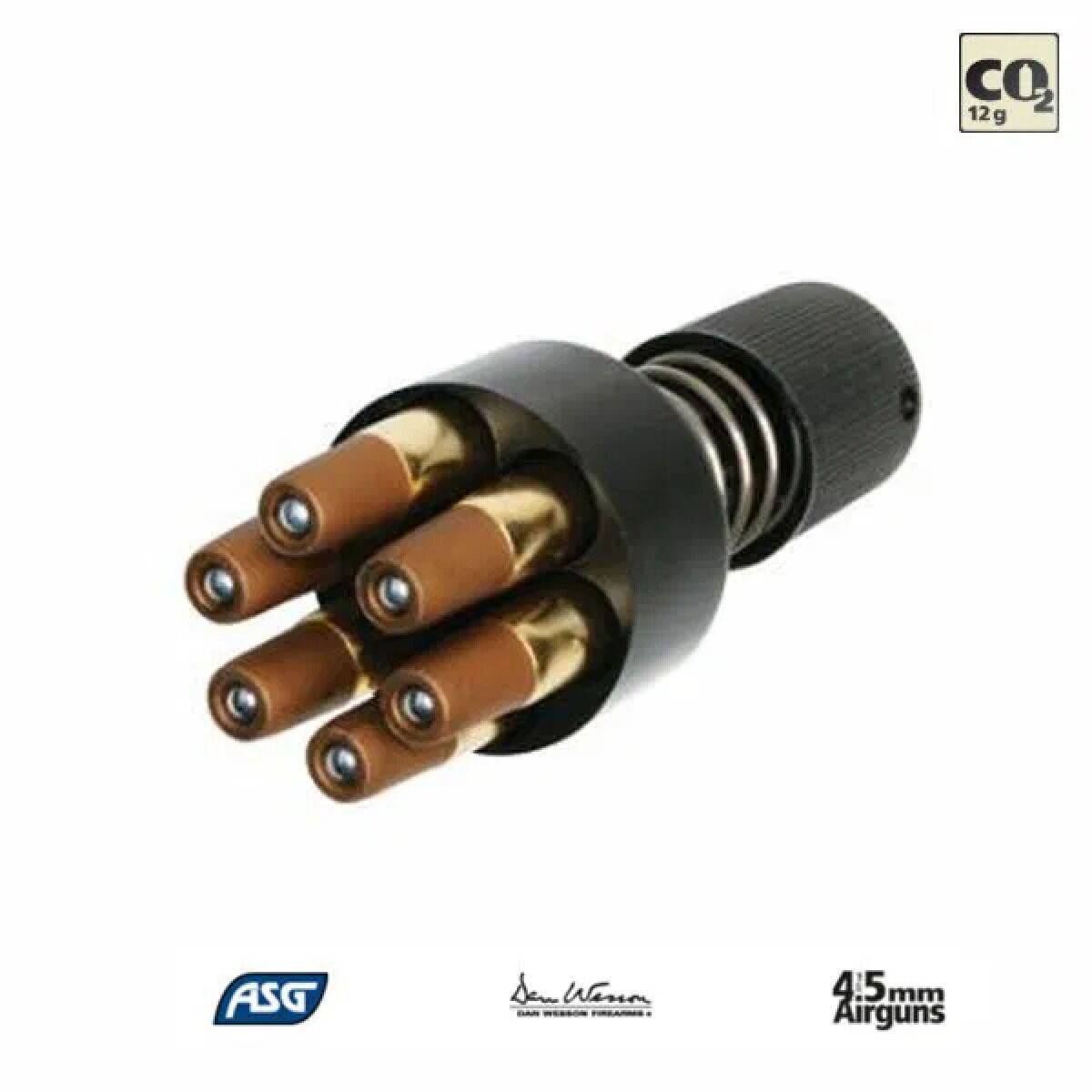 ASG Dan Wesson Havalı 4.5 mm Speedloader ve Yedek Mermi