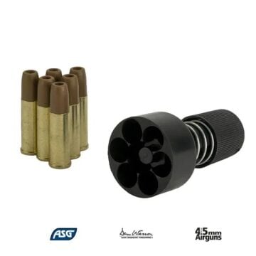 ASG Dan Wesson Havalı 4.5 mm Speedloader ve Yedek Mermi