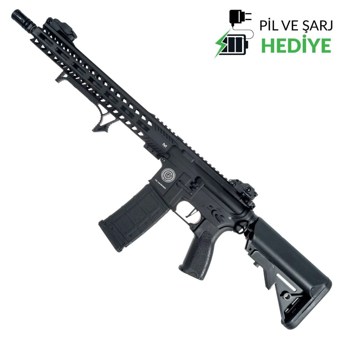Delta Armory Grand Power AR15 13'' M-LOK ALPHA Siyah AEG Airsoft Tüfek