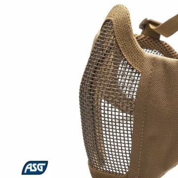 ASG Airsoft Maske Kulak ve Ağız Korumalı Tan