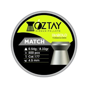 Öztay Match 4.5 mm Havalı Saçma Pellet 500 Adet