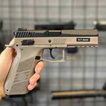 ASG CZ P09 Siyah-Çöl Blowback Airsoft Tabanca