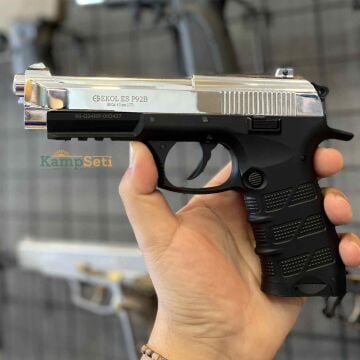 EKOL S P92 Blowback Havalı Tabanca Polimer Beyaz 4.5 mm
