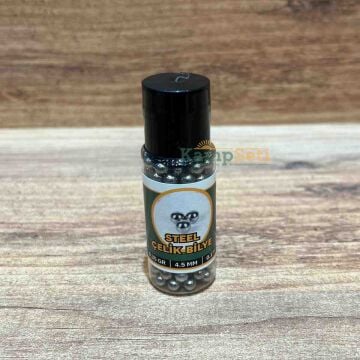 KampSeti 200 Adet Havalı Tabanca Mermisi 4.5 mm Çelik Bilye BBs