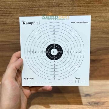 Kamp Seti Hedef Kağıdı 50 Adet 14x14 cm