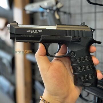 EKOL S P92 Blowback Havalı Tabanca Siyah Polimer 4.5 mm