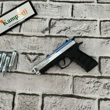 EKOL S P92 Blowback Havalı Tabanca Parlak Beyaz Polimer 4.5 mm