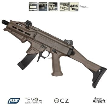 ASG CZ Scorpion EVO 3 ATEK Airsoft Tüfek Çöl Pro Set