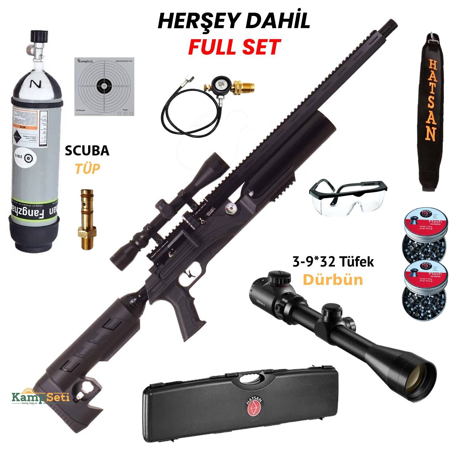 Full Set Niksan Escalede T PCP Havalı Tüfek