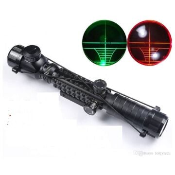 Spike 3-9x32EG Zoomlu Tüfek Dürbünü Çift Işık Kaynaklı