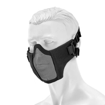 ASG Metal Mesh Mask Koruma Maskesi Siyah
