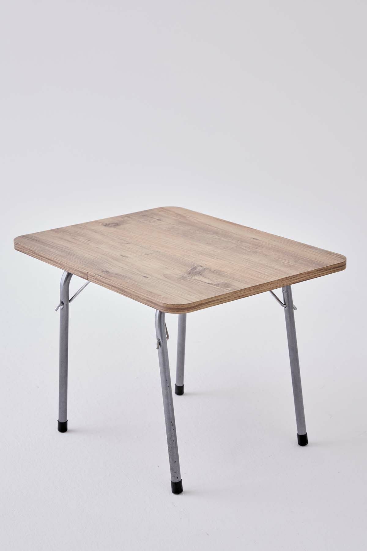 KampSeti Katlanır Kamp Masası Atlantik Çam-Taşınabilir Piknik Bahçe Masası ve Sehpa