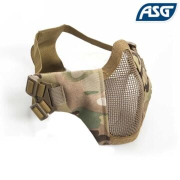 ASG Metal Mesh Mask w/ Cheek Pads Comfort & Protection Koruma Maskesi Multicam