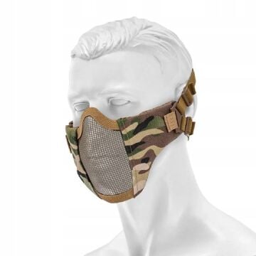 ASG Metal Mesh Mask w/ Cheek Pads Comfort & Protection Koruma Maskesi Multicam