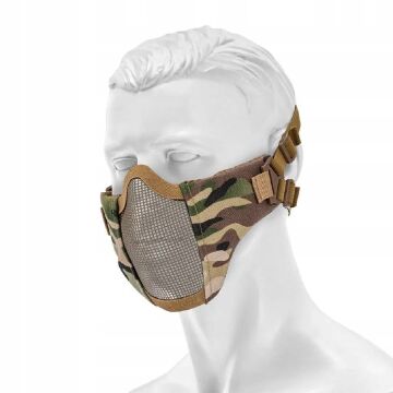 ASG Metal Mesh Mask w/ Cheek Pads Comfort & Protection Koruma Maskesi Multicam