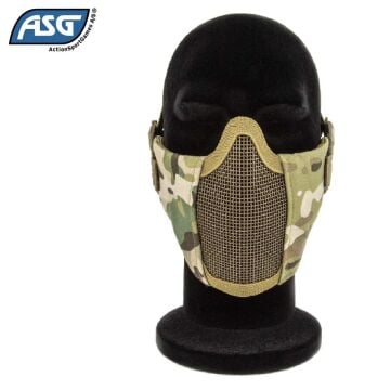 ASG Metal Mesh Mask w/ Cheek Pads Comfort & Protection Koruma Maskesi Multicam