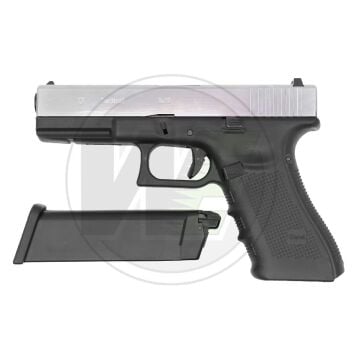 WE Glock 17 Gen4 Gümüş Blowback Airsoft Tabanca Greengas