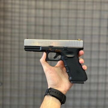 WE Glock 17 Gen4 Gümüş Blowback Airsoft Tabanca Greengas