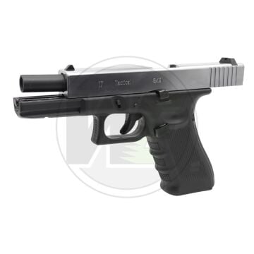WE Glock 17 Gen4 Gümüş Blowback Airsoft Tabanca Greengas