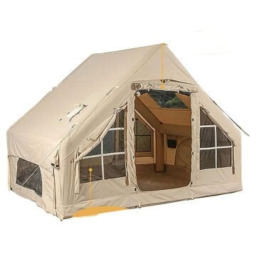 MoniCamp 6 Kişilik 4 Mevsim Şişme Kamp Çadırı 6m2