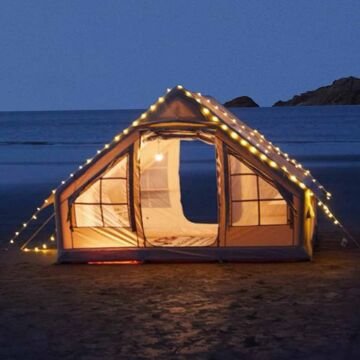 MoniCamp 6 Kişilik 4 Mevsim Şişme Kamp Çadırı 6m2