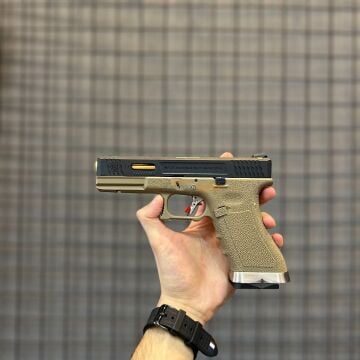 WE Glock 17 T6 Blowback Airsoft Tabanca 6mm Tan