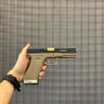 WE Glock 17 T6 Blowback Airsoft Tabanca 6mm Tan