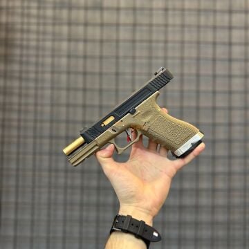 WE Glock 17 T6 Blowback Airsoft Tabanca 6mm Tan