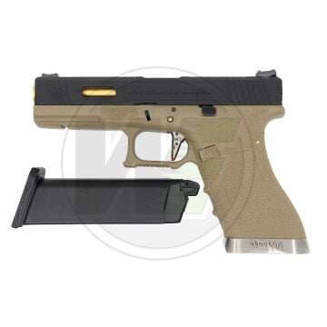 WE Glock 17 T6 Blowback Airsoft Tabanca 6mm Tan