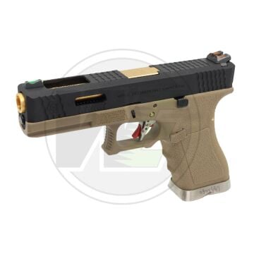 WE Glock 17 T6 Blowback Airsoft Tabanca 6mm Tan