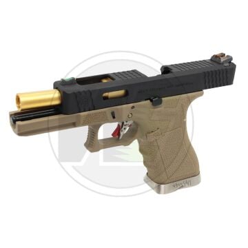 WE Glock 17 T6 Blowback Airsoft Tabanca 6mm Tan