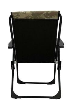 Kampseti 4 Adet Katlanır Kamp Sandalyesi-Kamuflaj-Taşınabilir Piknik Bahçe Sandalyesi