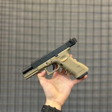 WE Glock 18C Gen 3 Blowback Airsoft Tabanca Tan/Siyah