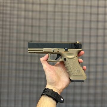 WE Glock 18C Gen 3 Blowback Airsoft Tabanca Tan/Siyah