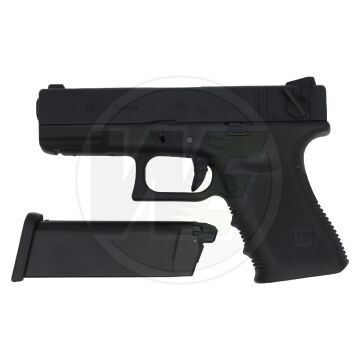 WE Glock 23 Gen 3 BK Blowback Airsoft 6mm