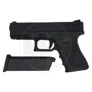 WE Glock 23 Gen 3 BK Blowback Airsoft 6mm