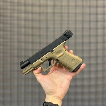 WE Glock 23 Gen3 Blowback Airsoft Tabanca Tan/Siyah