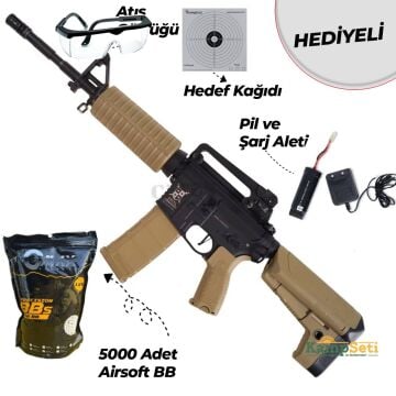 Delta Armory AR15 Classic Charlie Airsoft Tüfek Tan