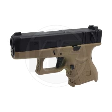 WE Glock 26 Gen3 Tan Blowback Airsoft Tabanca 6mm