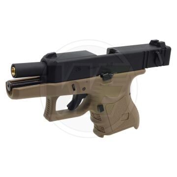 WE Glock 26 Gen3 Tan Blowback Airsoft Tabanca 6mm