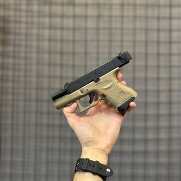 WE Glock 26 Gen3 Tan Blowback Airsoft Tabanca 6mm