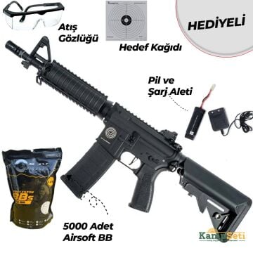 Delta Armory Grand Power M4 CQB-R Charlie Airsoft Tüfek Siyah