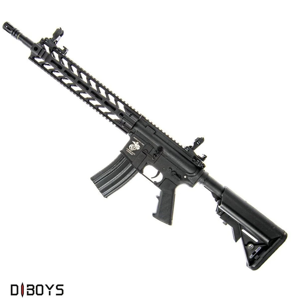 Dboys M4 12'' Arr Polimer Aeg Airsoft Tüfek Siyah