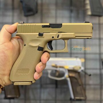 Umarex GLOCK 19X Blowback Airsoft Tabanca 6 mm TAN RENGİ