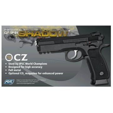 ASG CZ 75 SP-01 Shadow Havalı Tabanca Siyah